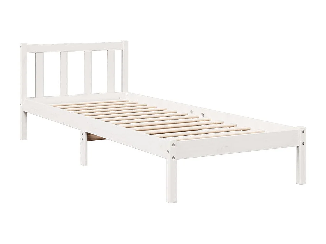 Lit simple | Lit adulte, enfant | Cadre de lit extra long 80x210 cm bois massif pin