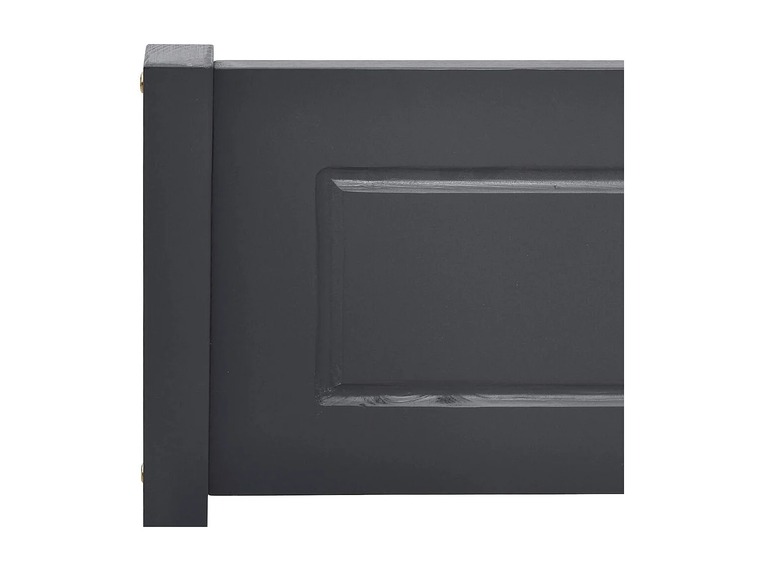 Lit double | Lit adulte | Cadre de lit bois massif de pin gris 140x200 cm