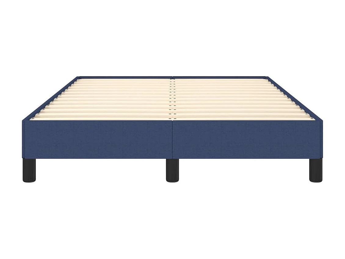 Lit simple | Lit adulte, enfant | Cadre de lit bleu 120x200 cm tissu
