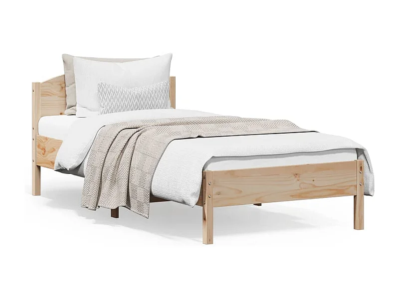 Lit simple | Lit adulte, enfant | Cadre de lit 100x200 cm bois massif de pin