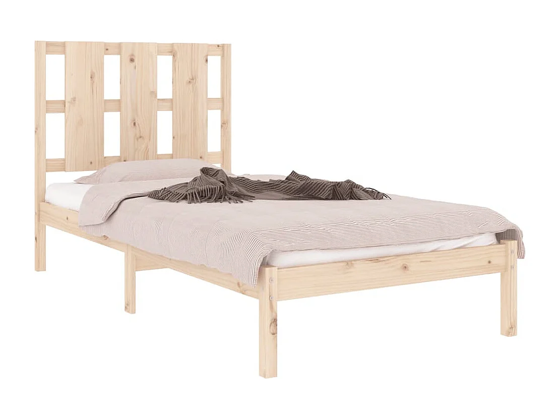 Lit simple | Lit adulte, enfant | Cadre de lit 100x200 cm bois massif de pin