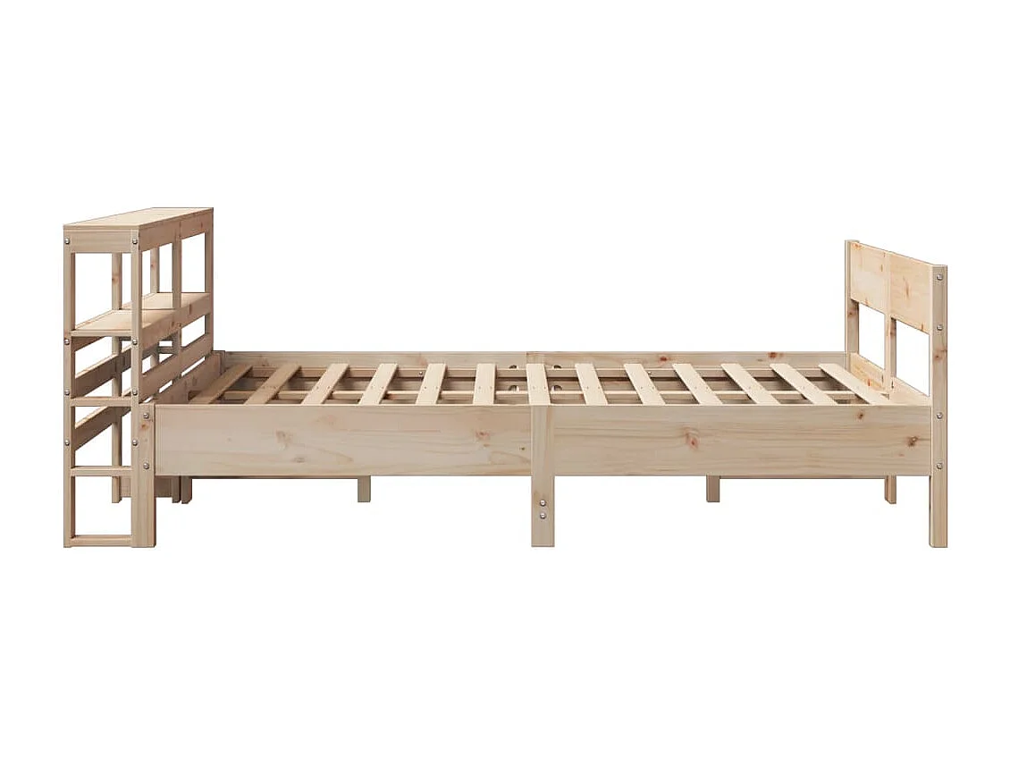 Lit simple | Lit adulte, enfant | Cadre de lit 120x200 cm bois de pin massif