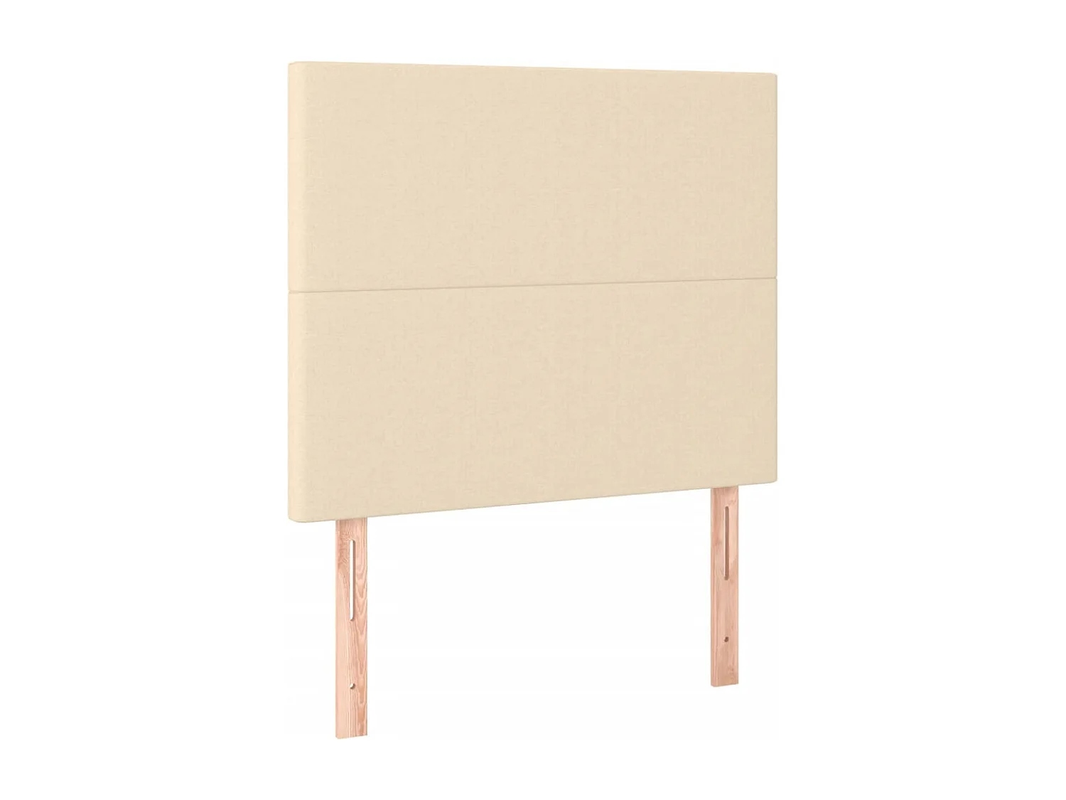 Lit simple | Lit adulte, enfant | Cadre de lit crème 100x200 cm tissu