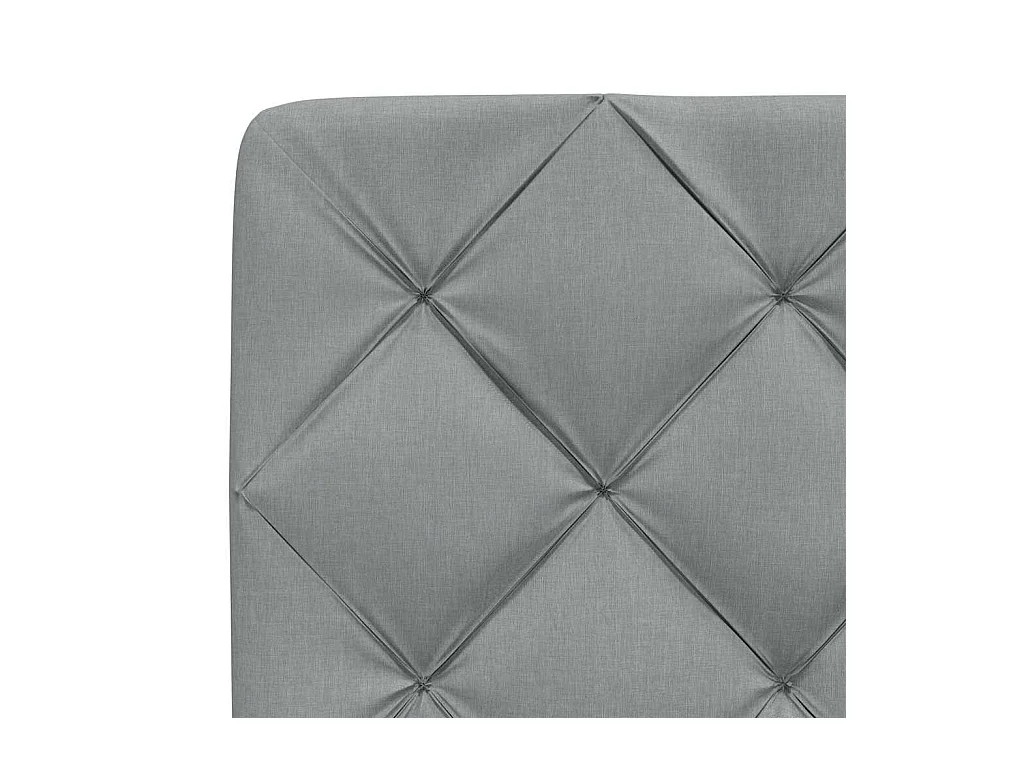 Letto per adulti | Letto singolo | Giroletto senza Materasso Grigio Chiaro 120x200 cm Tessuto