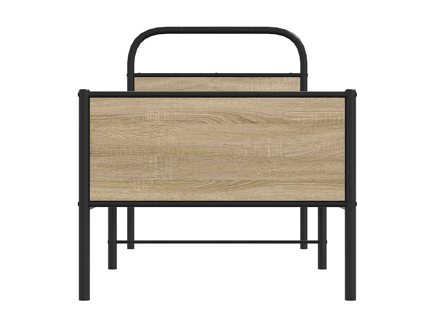 Letto per adulti | Letto singolo | Giroletto senza Materasso Rovere Sonoma 75x190 cm in Truciolato