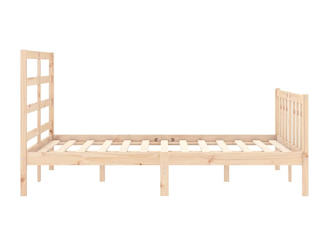 Lit simple | Lit adulte, enfant | Cadre de lit 120x200 cm bois de pin massif