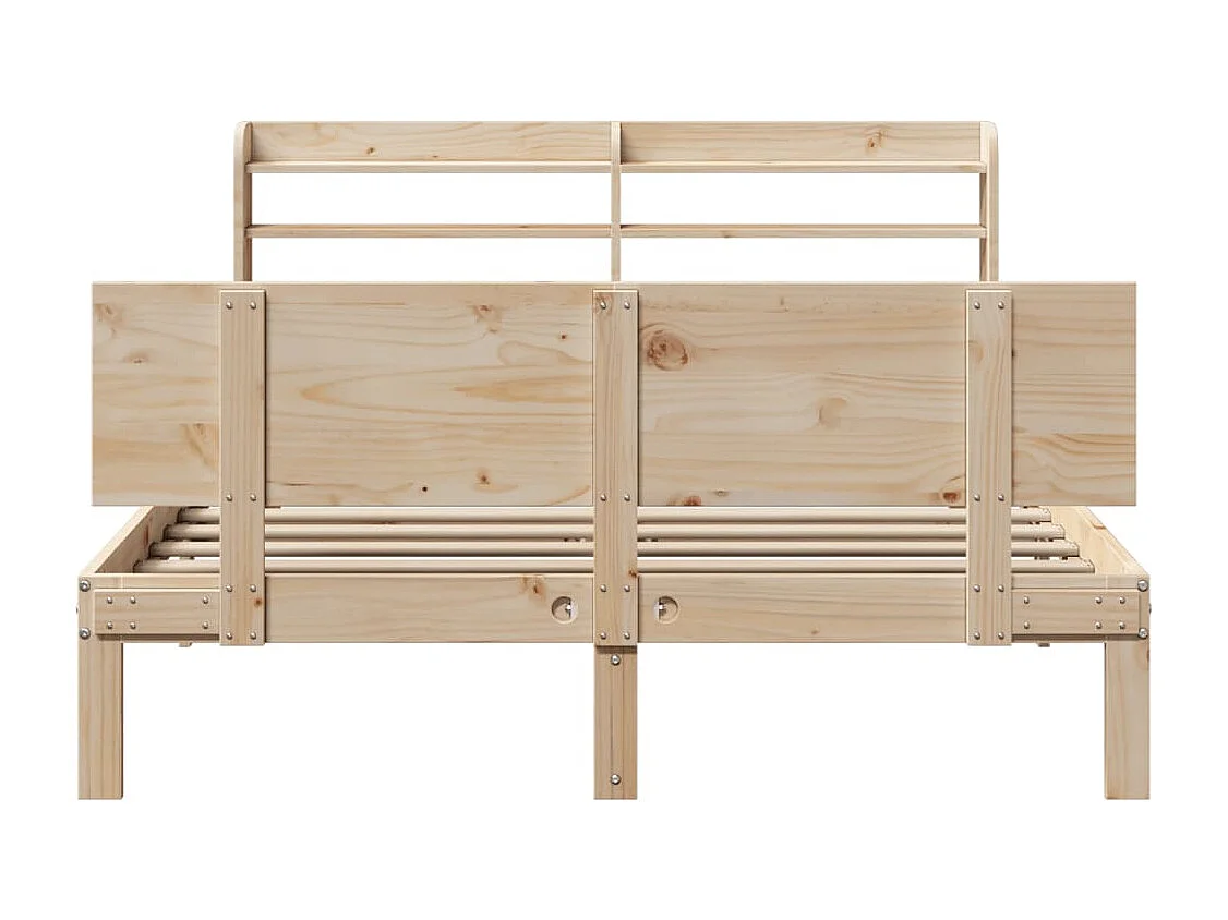 Lit simple | Lit adulte, enfant | Cadre de lit avec tête de lit 120x190 cm