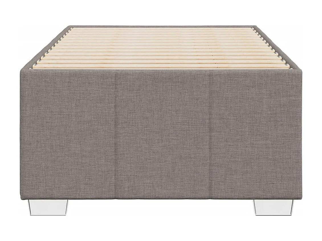 Letto per adulti | Letto singolo | Giroletto senza Materasso Tortora 90x200 cm Tessuto