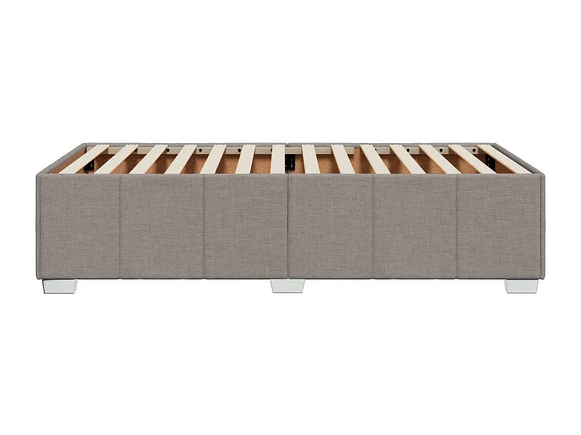 Letto per adulti | Letto singolo | Giroletto senza Materasso Tortora 90x200 cm Tessuto