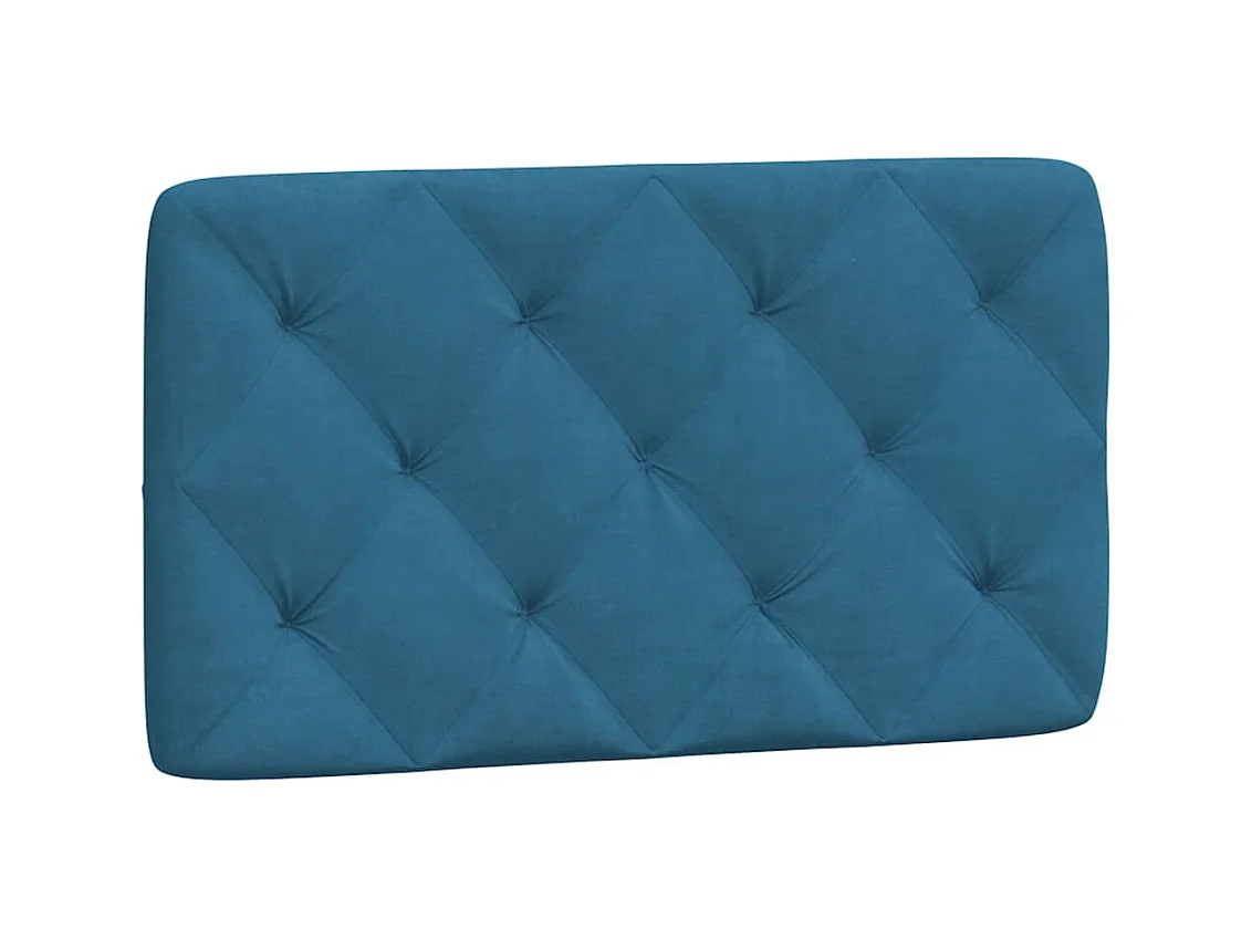 Lit simple | Lit adulte, enfant | Cadre de lit bleu 80x200 cm velours