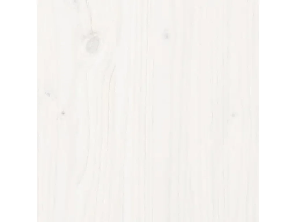 Lit double | Lit adulte | Cadre de lit blanc 160x200 cm bois de pin massif