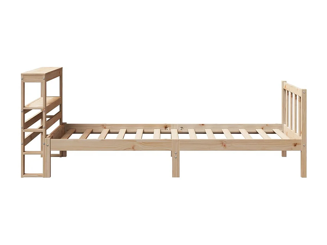 Lit simple | Lit adulte, enfant | Cadre de lit 75x190 cm bois de pin massif
