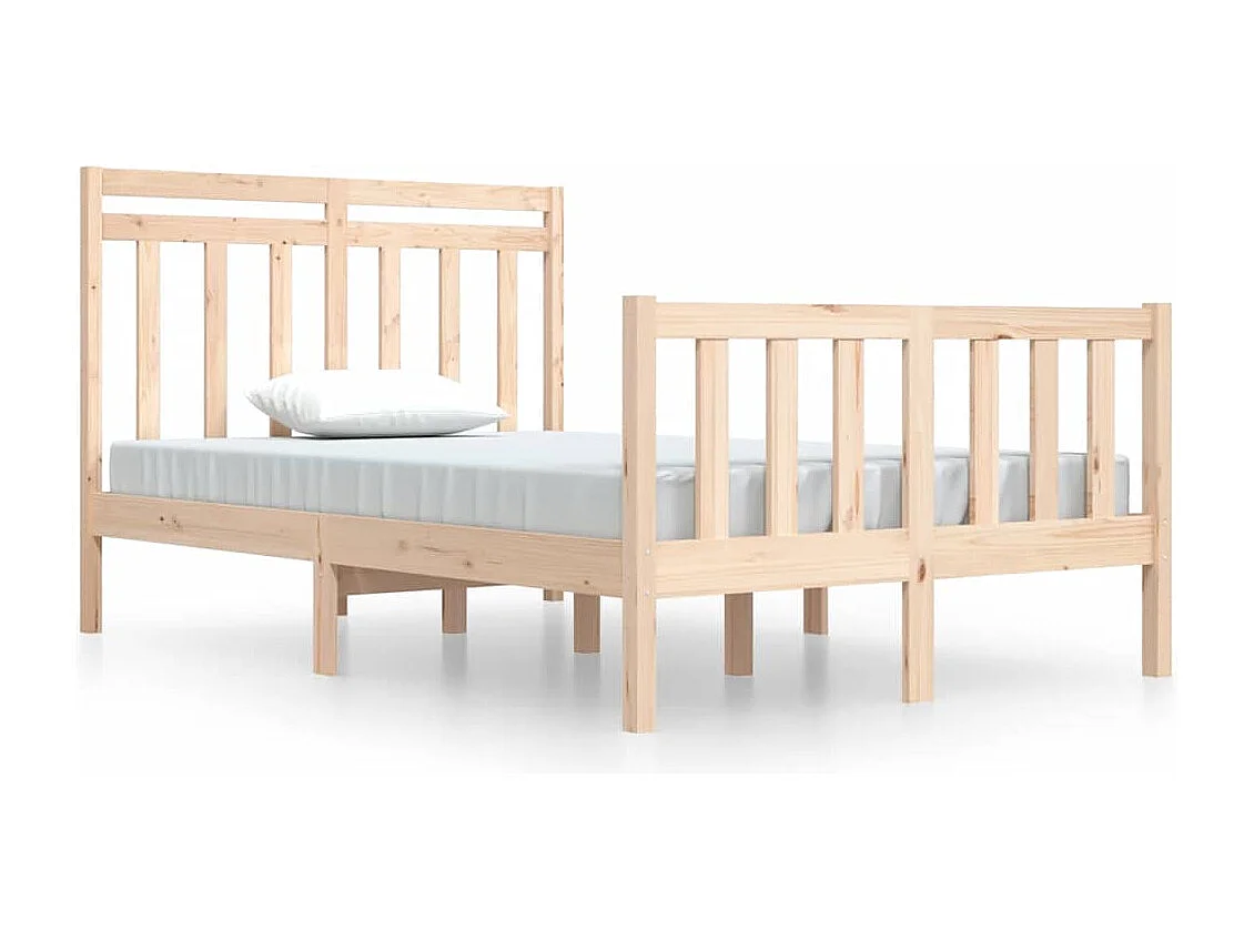 Lit simple | Lit adulte, enfant | Cadre de lit 120x190 cm bois massif