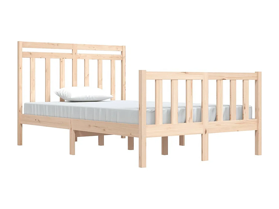 Lit simple | Lit adulte, enfant | Cadre de lit 120x190 cm bois massif