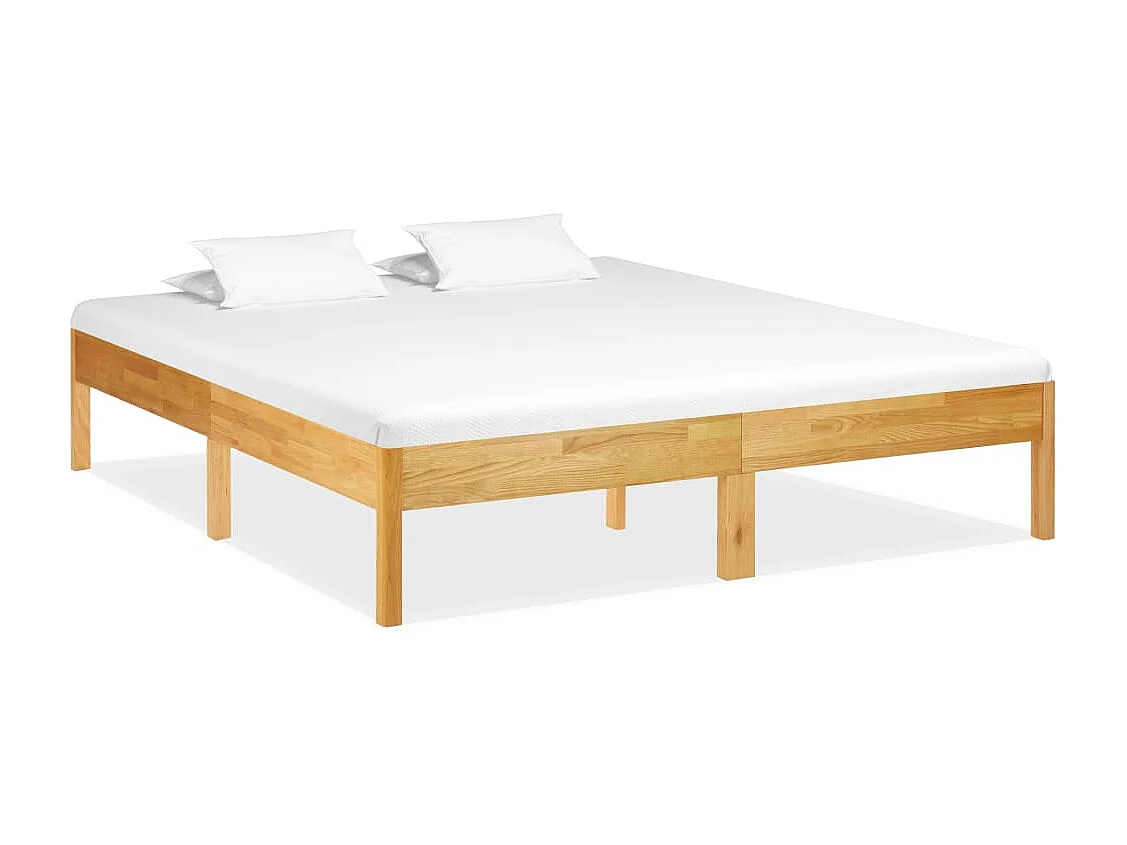 Letto per adulti | Letto matrimoniale | Giroletto in Legno Massello di Rovere 180x200 cm