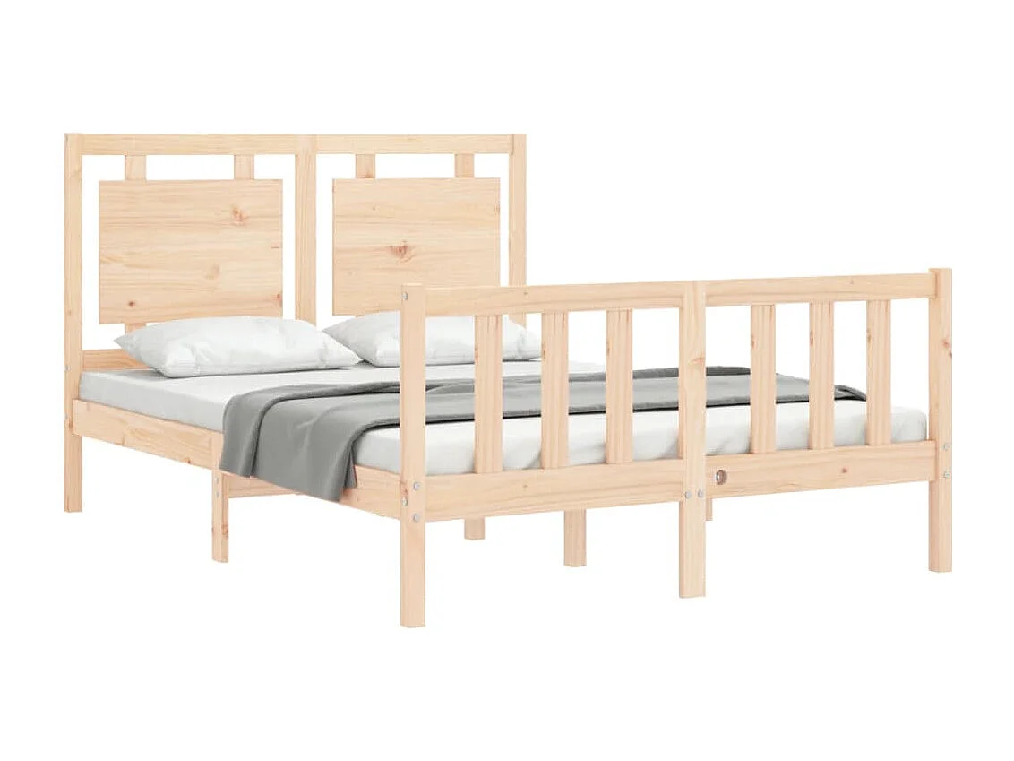 Lit simple | Lit adulte, enfant | Cadre de lit 120x200 cm bois de pin massif