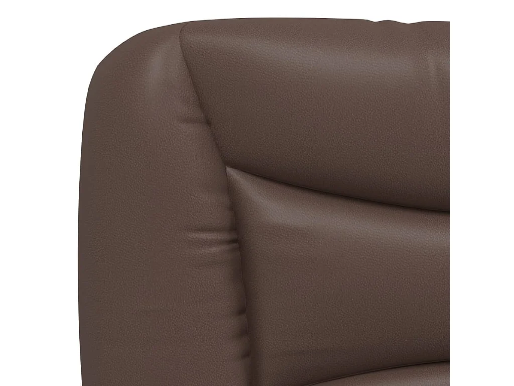 Lit double | Lit adulte | Cadre de lit marron 160x200 cm similicuir