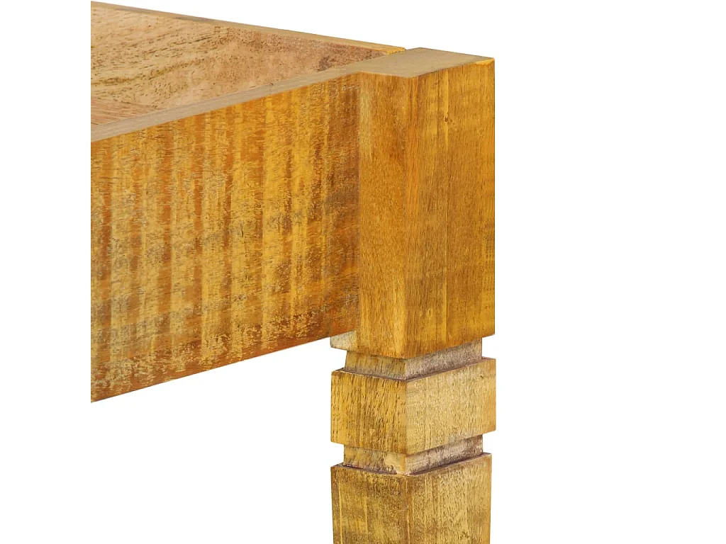 Lit double | Lit adulte | Cadre de lit bois de manguier massif 205x185x73 cm