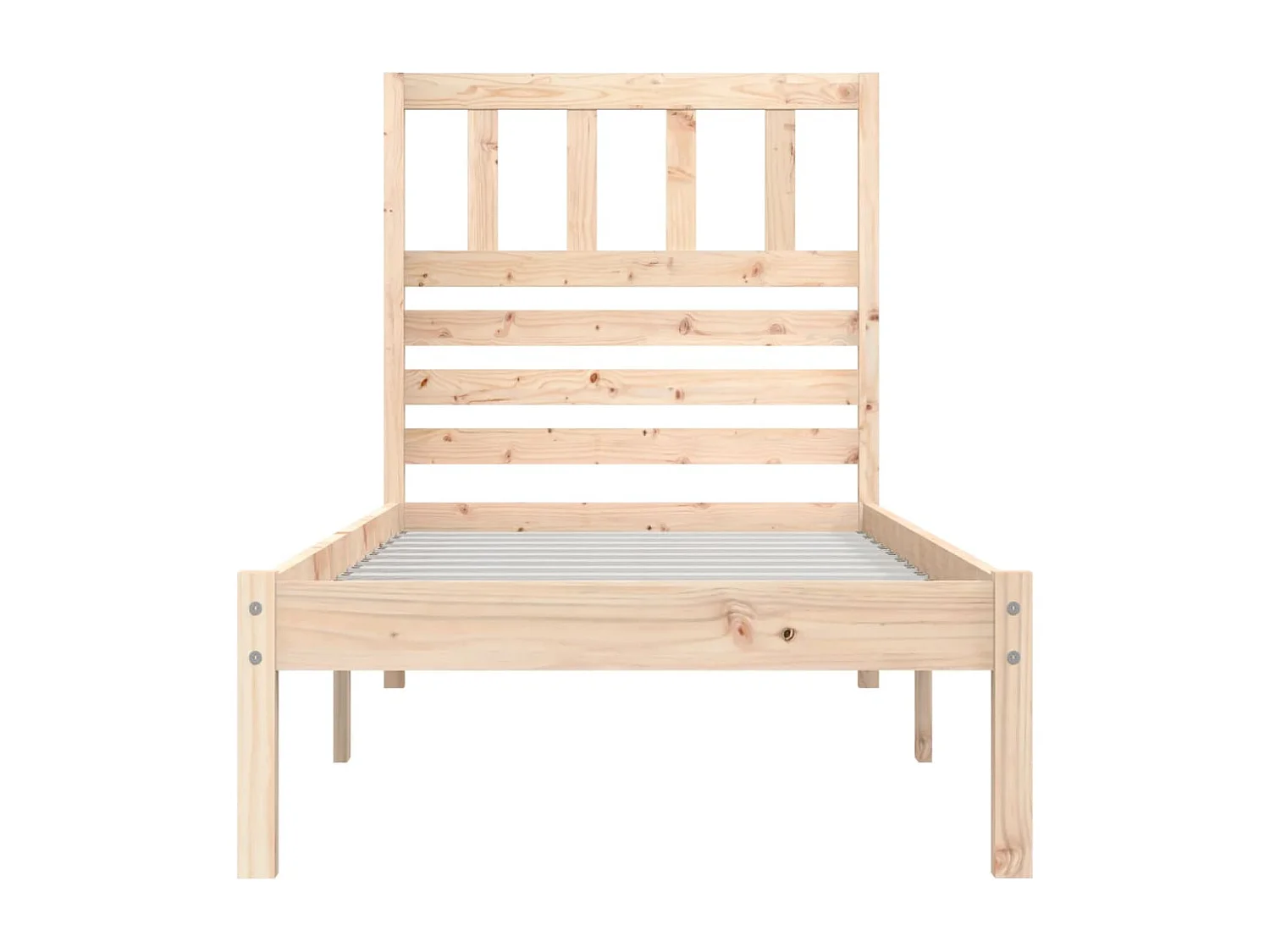 Lit simple | Lit adulte, enfant | Cadre de lit 90x190 cm bois de pin massif