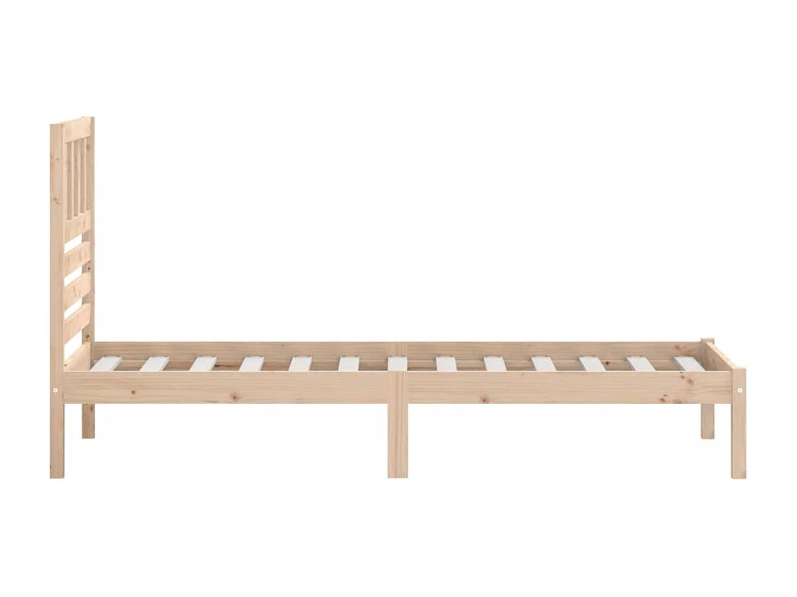 Lit simple | Lit adulte, enfant | Cadre de lit 90x190 cm bois de pin massif