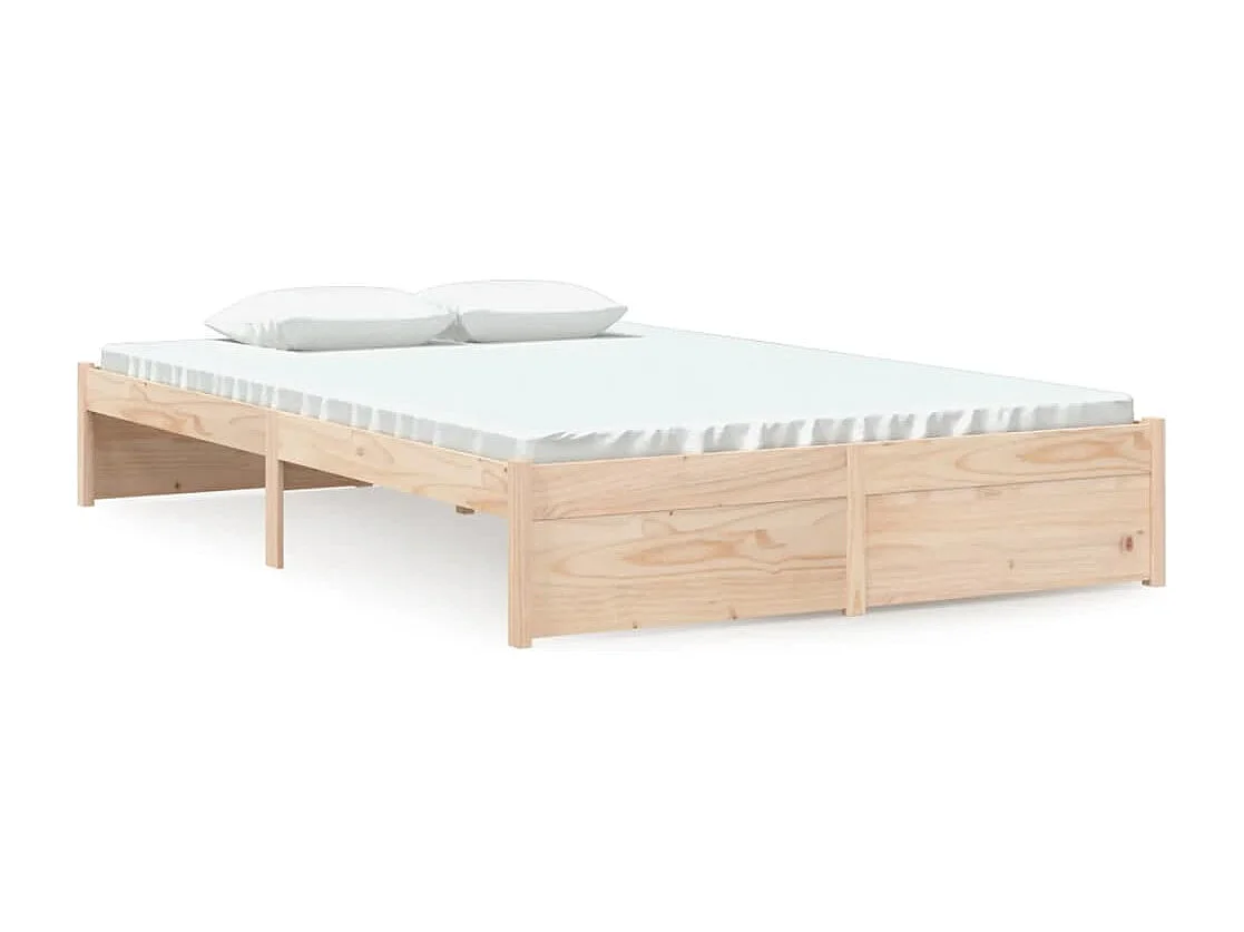 Lit simple | Lit adulte, enfant | Cadre de lit bois massif 120x200 cm