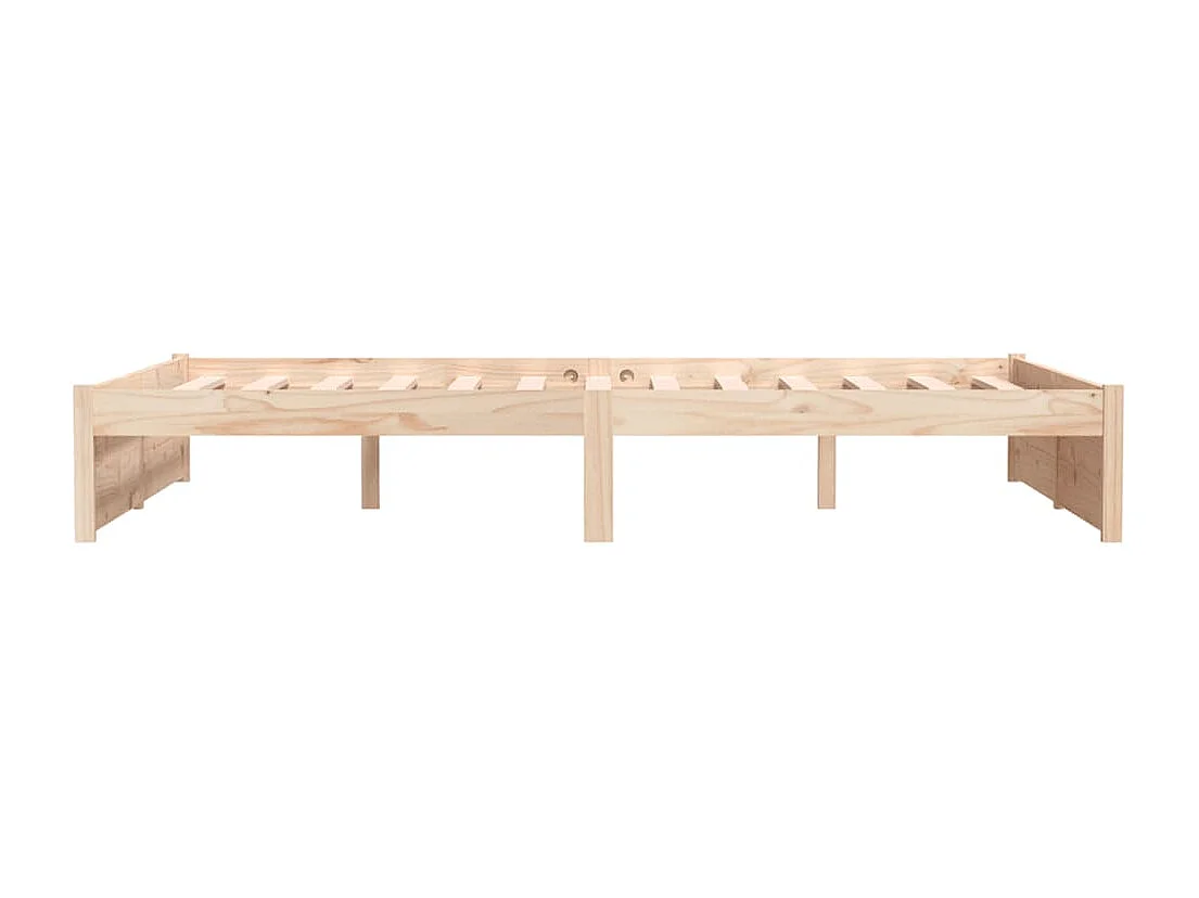 Lit simple | Lit adulte, enfant | Cadre de lit bois massif 120x200 cm