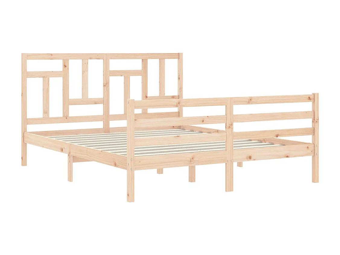 Lit double | Lit adulte | Cadre de lit 160x200 cm bois massif