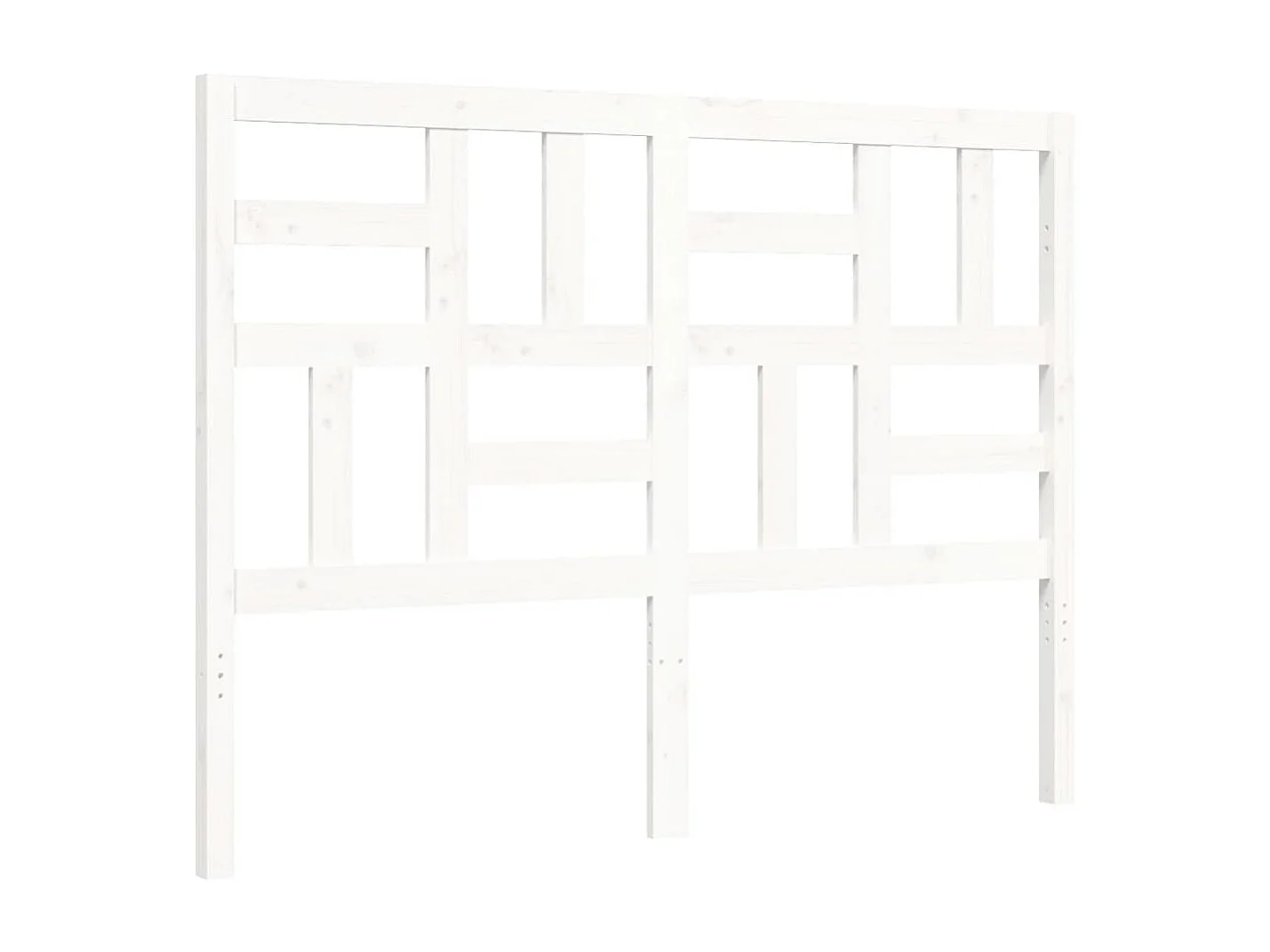 Lit simple | Lit adulte, enfant | Cadre de lit blanc bois massif 120x190 cm
