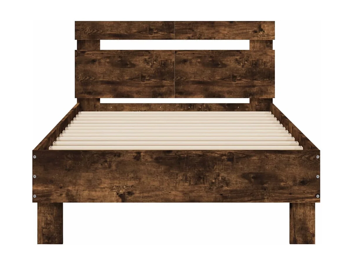 Lit simple | Lit adulte, enfant | Cadre de lit avec lumières LED 100x200 cm