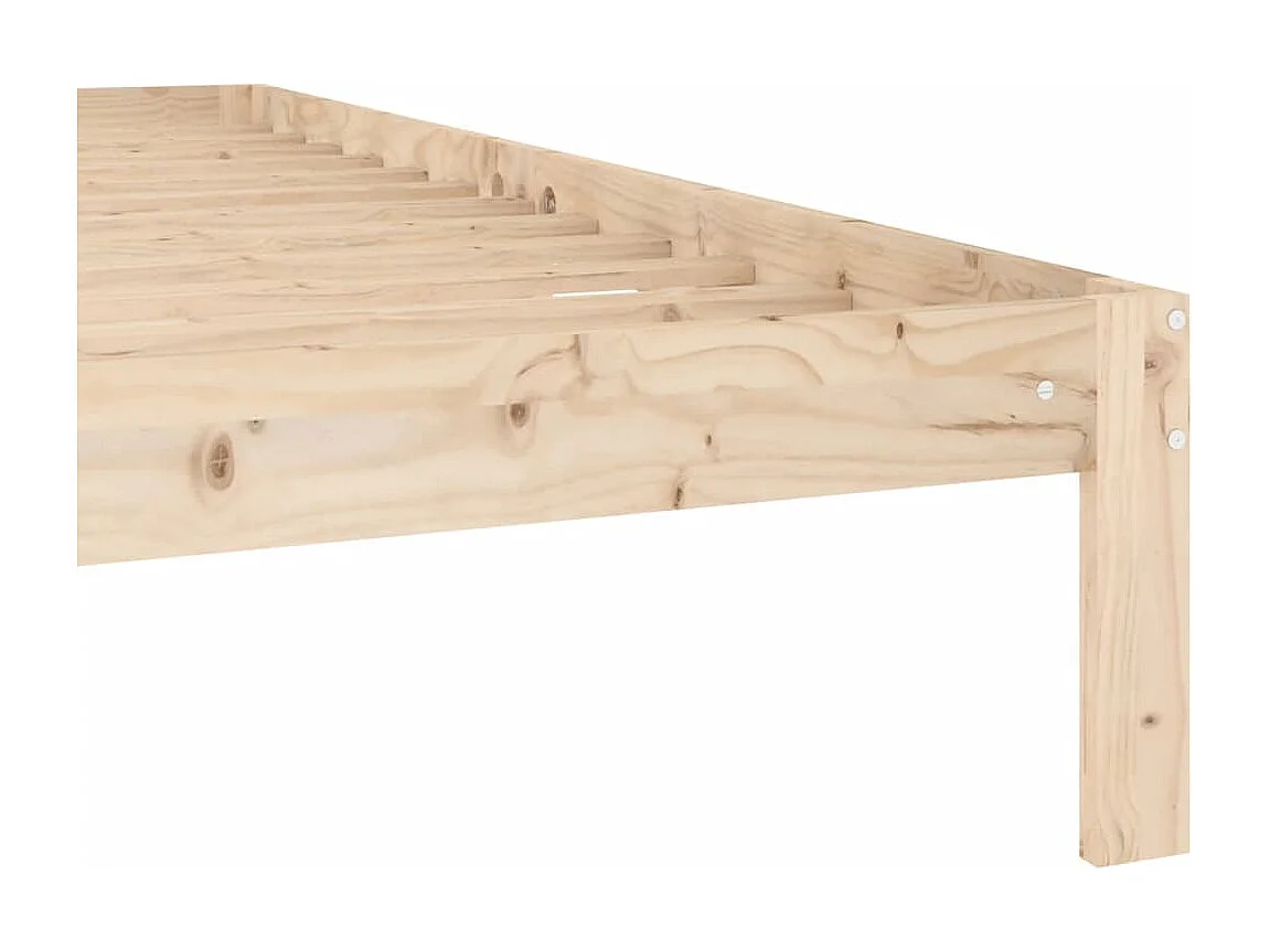 Lit double | Lit adulte | Cadre de lit bois massif de pin 160x200 cm