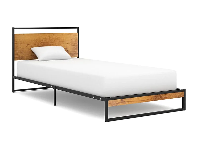 Lit simple | Lit adulte, enfant | Cadre de lit métal 100x200 cm