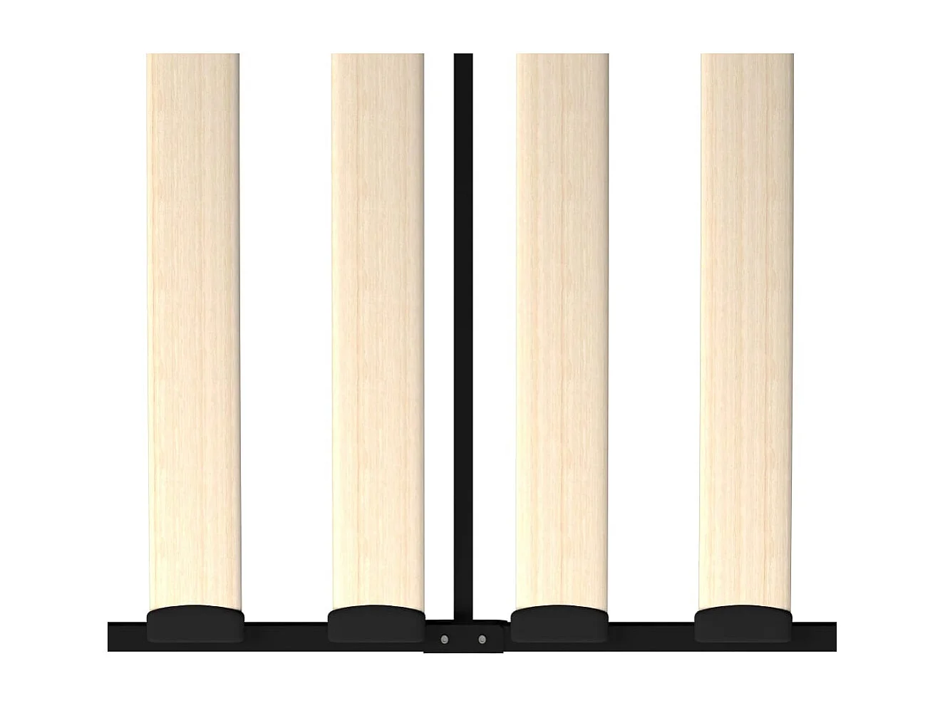 Lit simple | Lit adulte, enfant | Cadre de lit de repos noir métal 90x200 cm