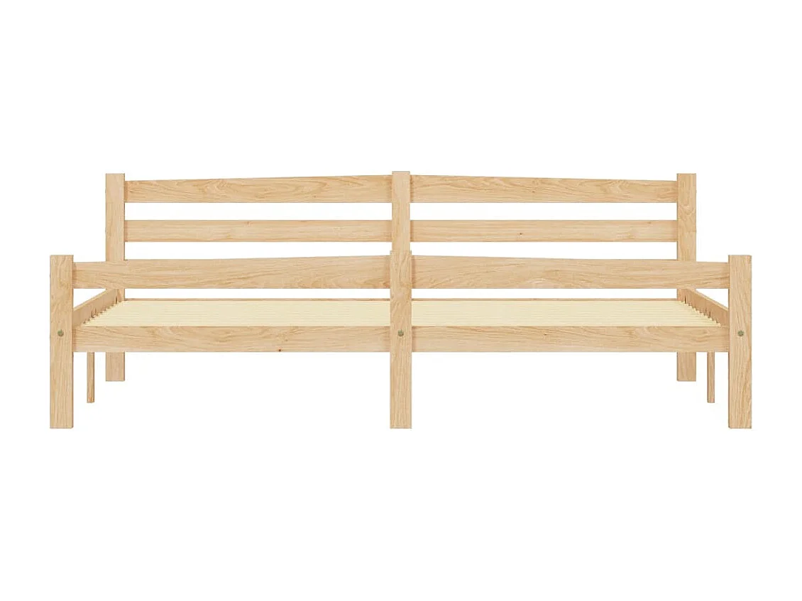 Lit double | Lit adulte | Cadre de lit bois massif de pin 180x200 cm
