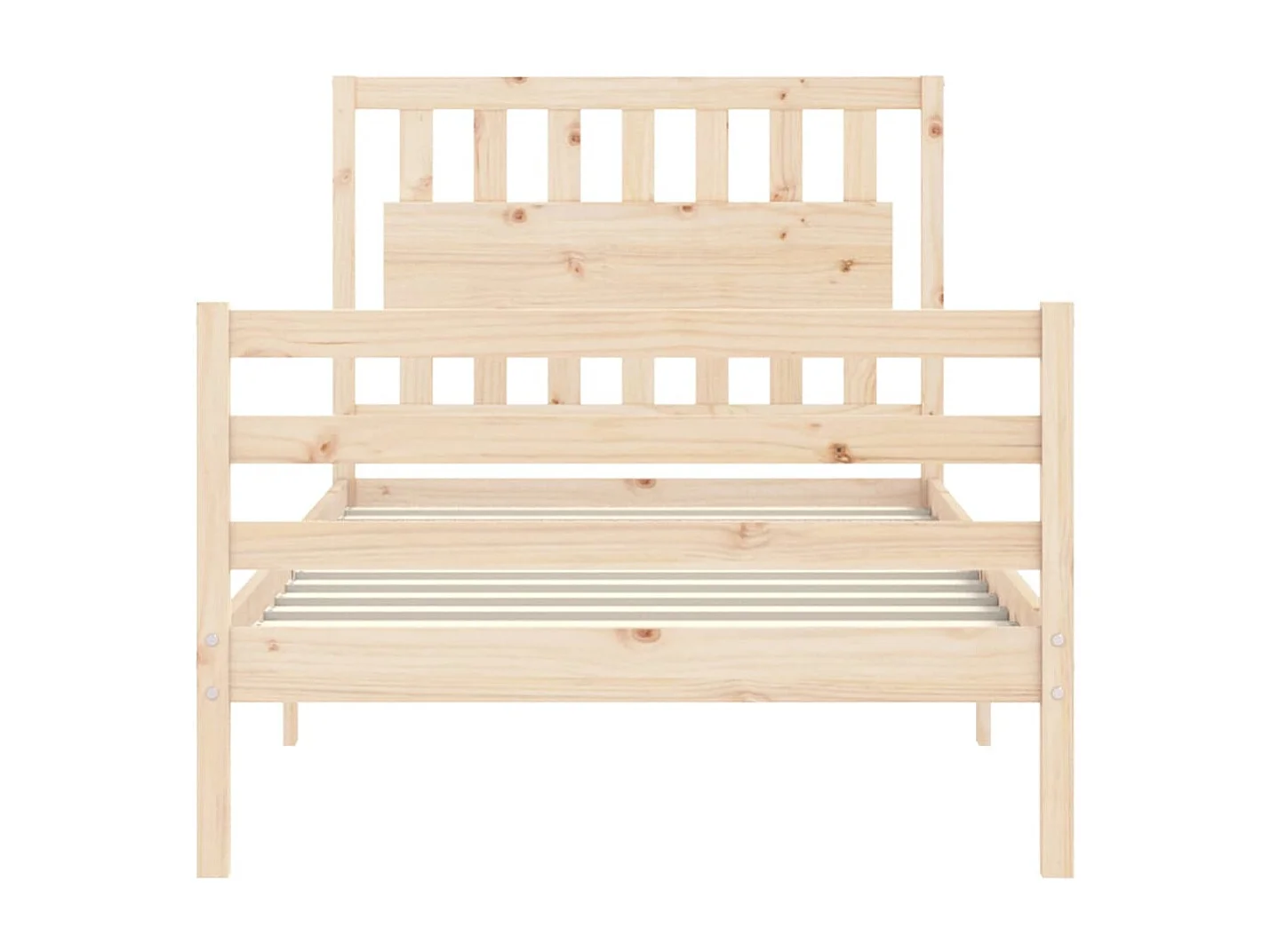 Lit simple | Lit adulte, enfant | Cadre de lit 100x200 cm bois massif