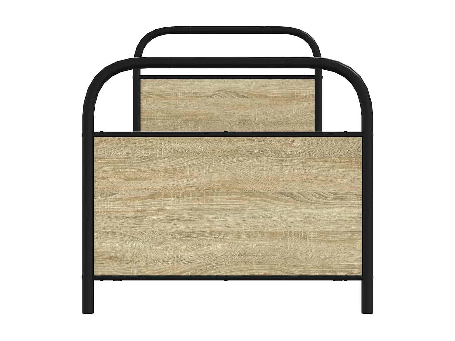 Letto per adulti | Letto singolo | Giroletto senza Materasso Rovere Sonoma 80x200 cm in Truciolato