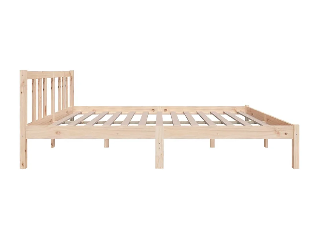 Lit double | Lit adulte | Cadre de lit bois massif 135x190 cm