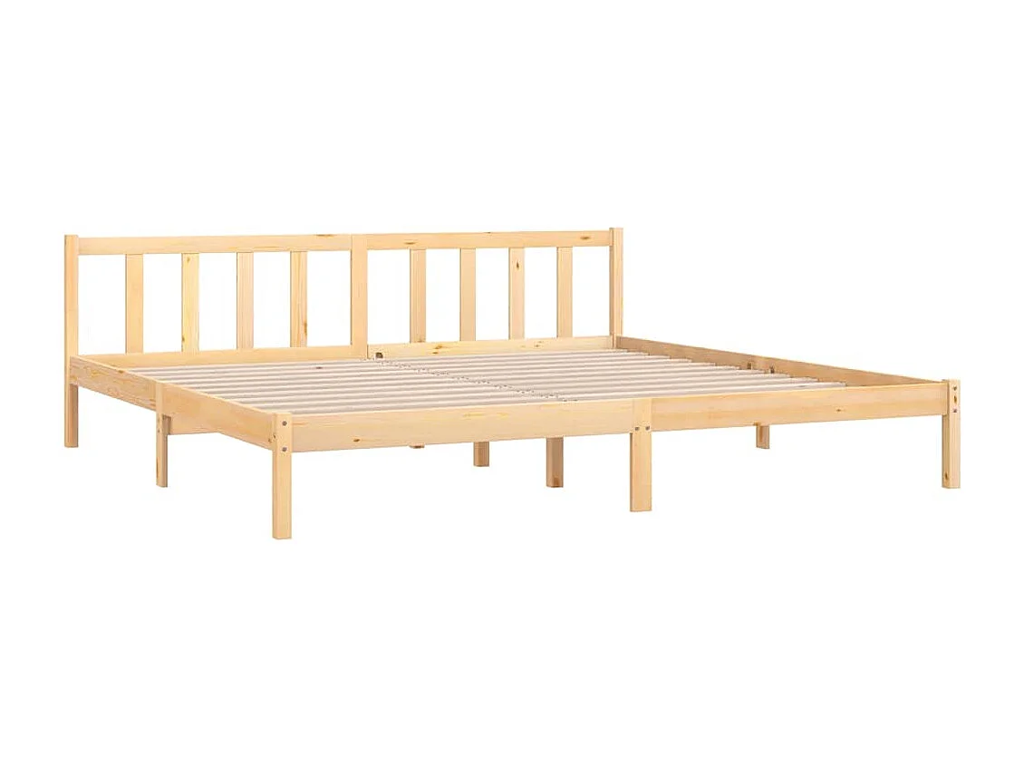 Lit double | Lit adulte | Cadre de lit bois massif 180x200 cm