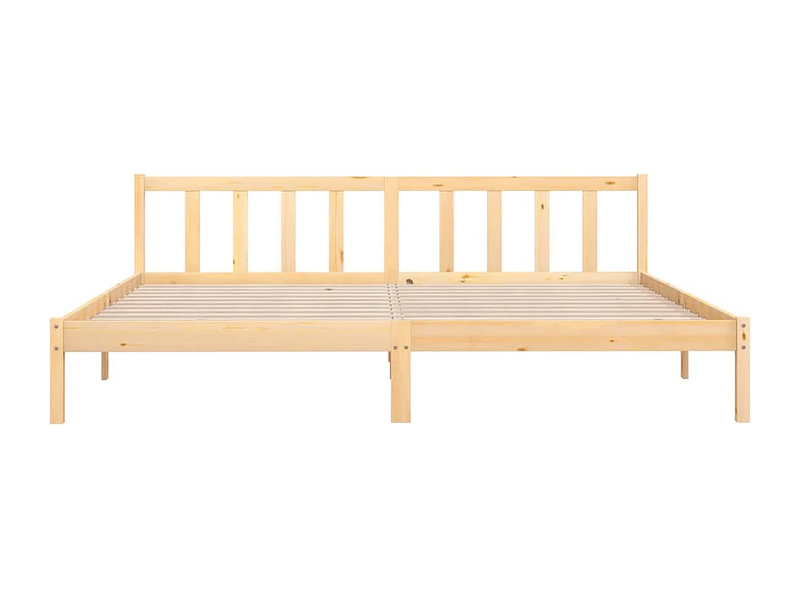 Lit double | Lit adulte | Cadre de lit bois massif 180x200 cm