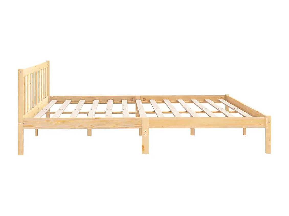 Lit double | Lit adulte | Cadre de lit bois massif 180x200 cm