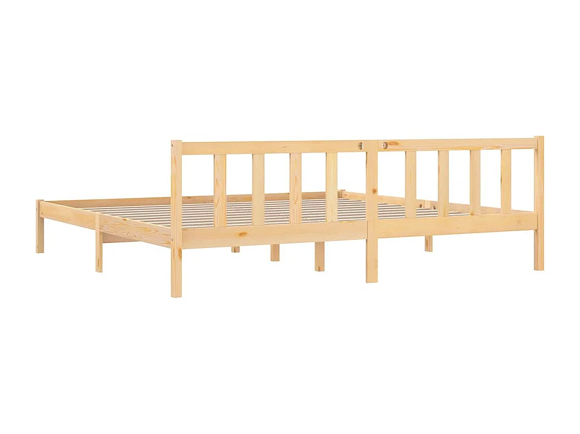 Lit double | Lit adulte | Cadre de lit bois massif 180x200 cm
