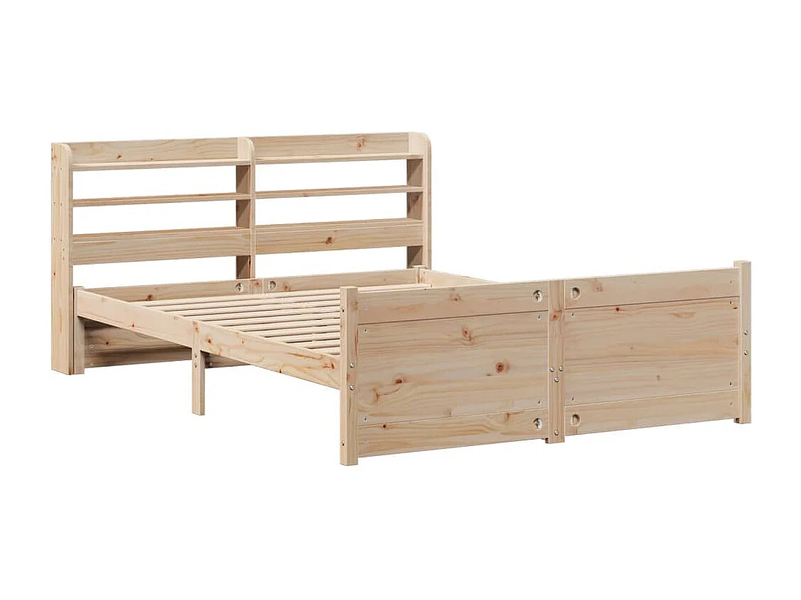 Lit double | Lit adulte | Cadre de lit et tête de lit 135x190 cm
