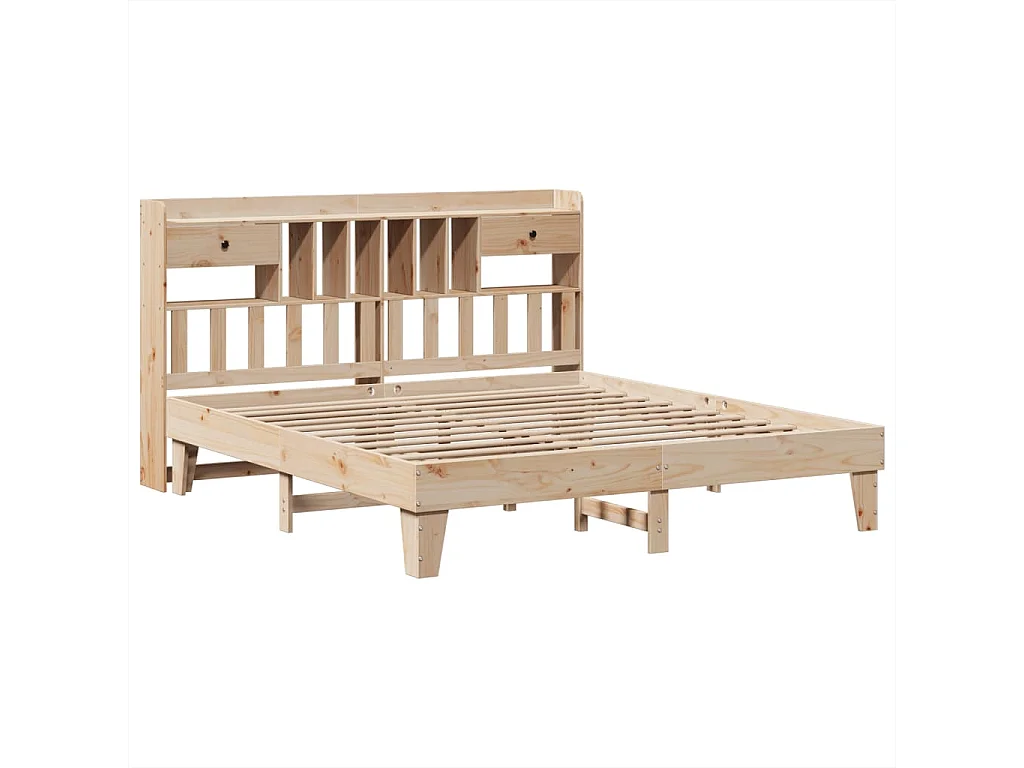 Lit double | Lit adulte | Cadre de lit 180x200 cm bois massif de pin