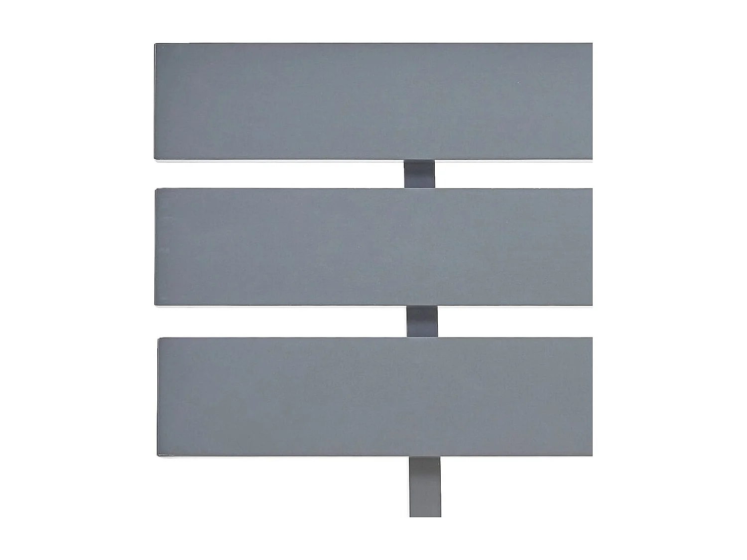 Lit double | Lit adulte | Cadre de lit gris bois massif de pin 140x200 cm