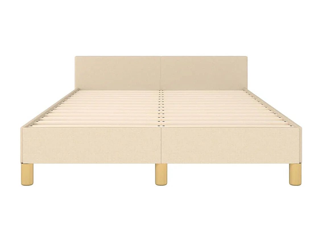 Letto per adulti | Letto singolo | Giroletto senza Materasso Crema 120x200 cm Tessuto