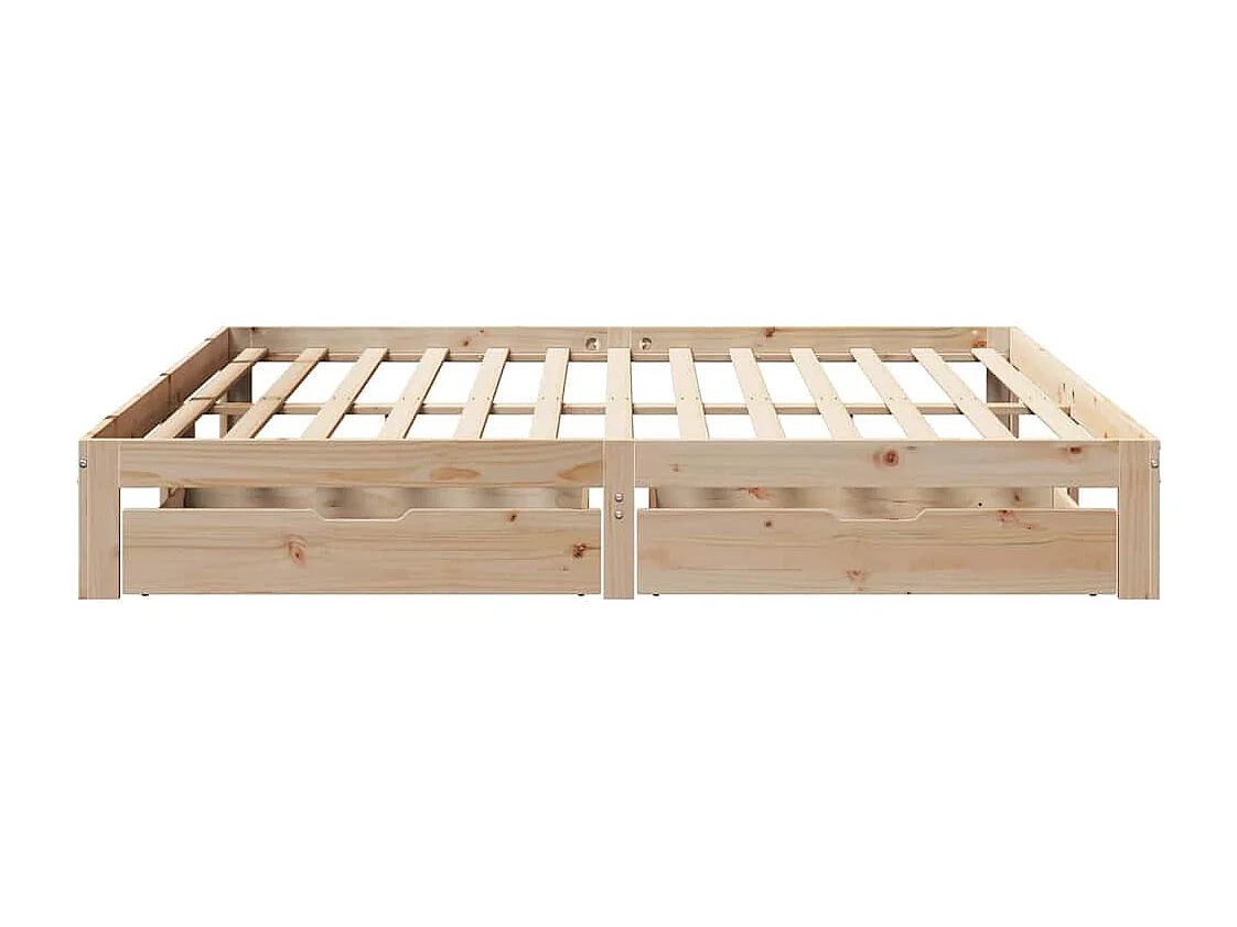 Lit double | Lit adulte | Cadre de lit avec tiroirs 180x200 cm