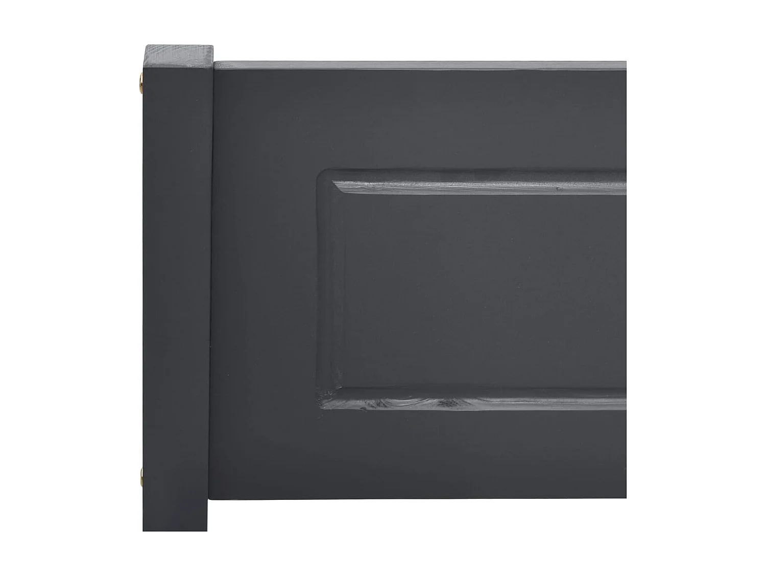 Lit simple | Lit adulte, enfant | Cadre de lit bois massif de pin gris 100x200 cm