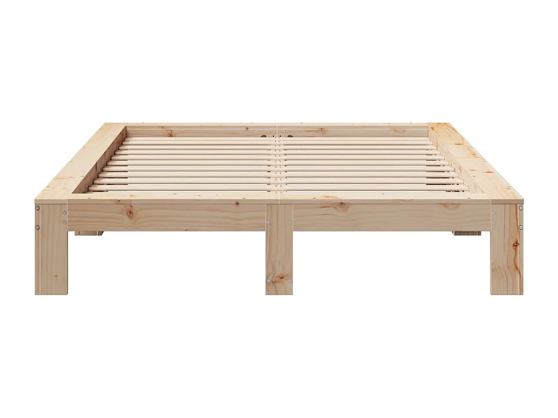 Lit double | Lit adulte | Cadre de lit 140x200 cm bois massif de pin