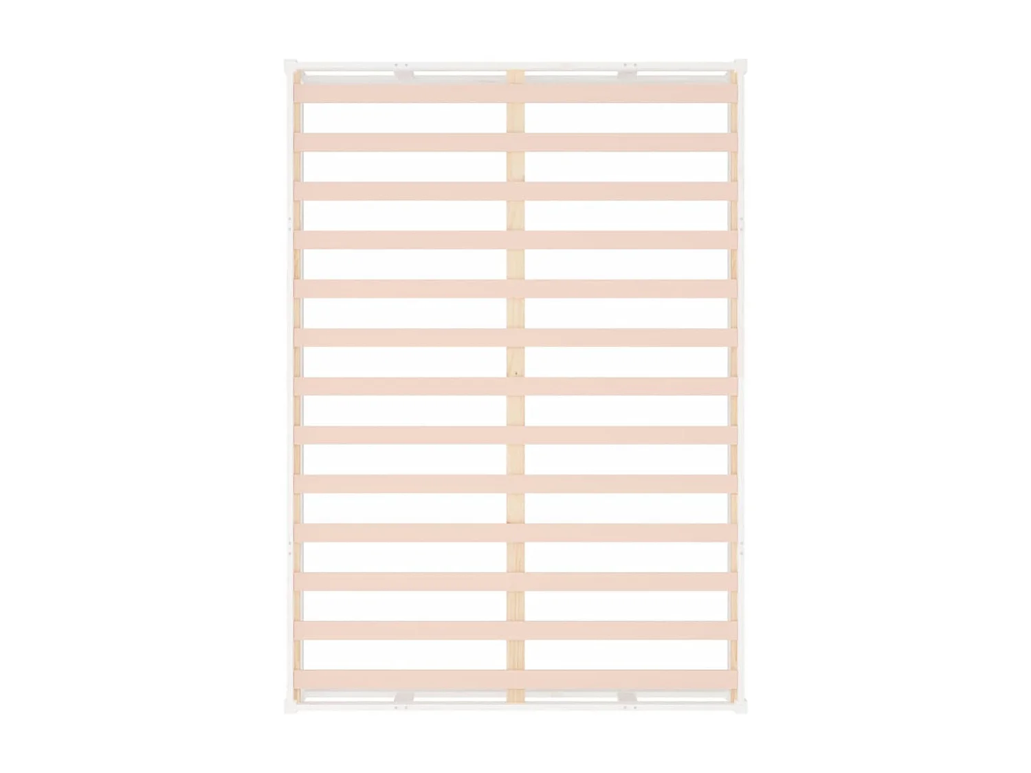 Lit simple | Lit adulte, enfant | Cadre de lit blanc 120x200 cm bois massif