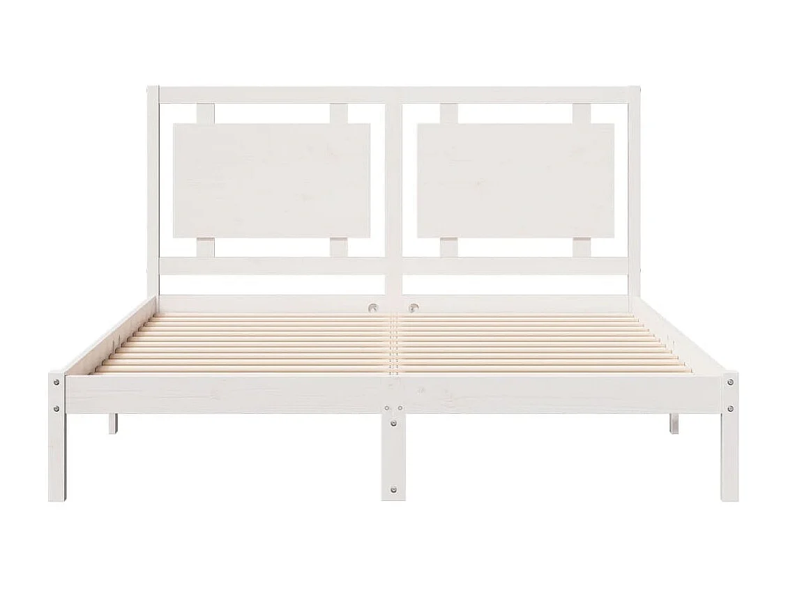 Lit double | Lit adulte | Cadre de lit extra long 160x220 cm bois massif