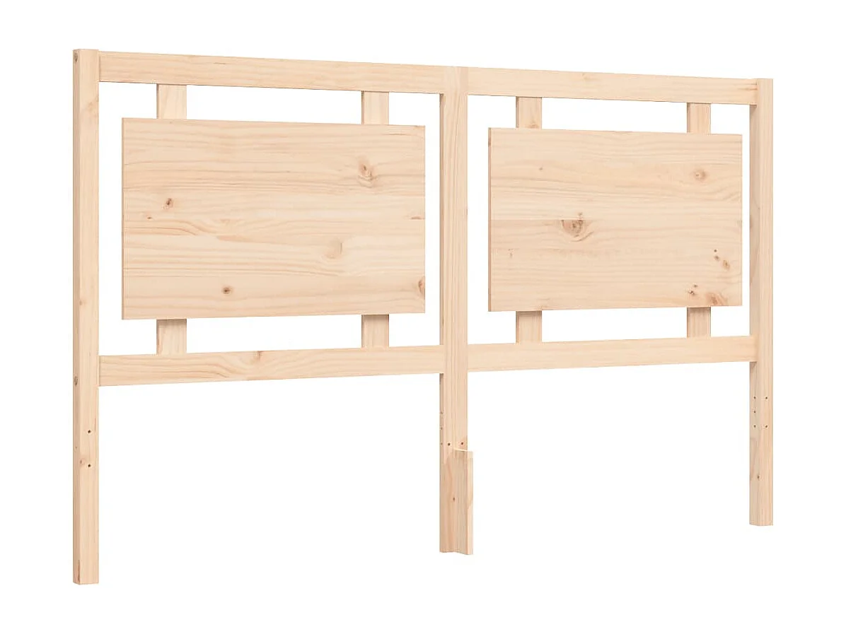 Lit double | Lit adulte | Cadre de lit bois de pin massif 150x200 cm